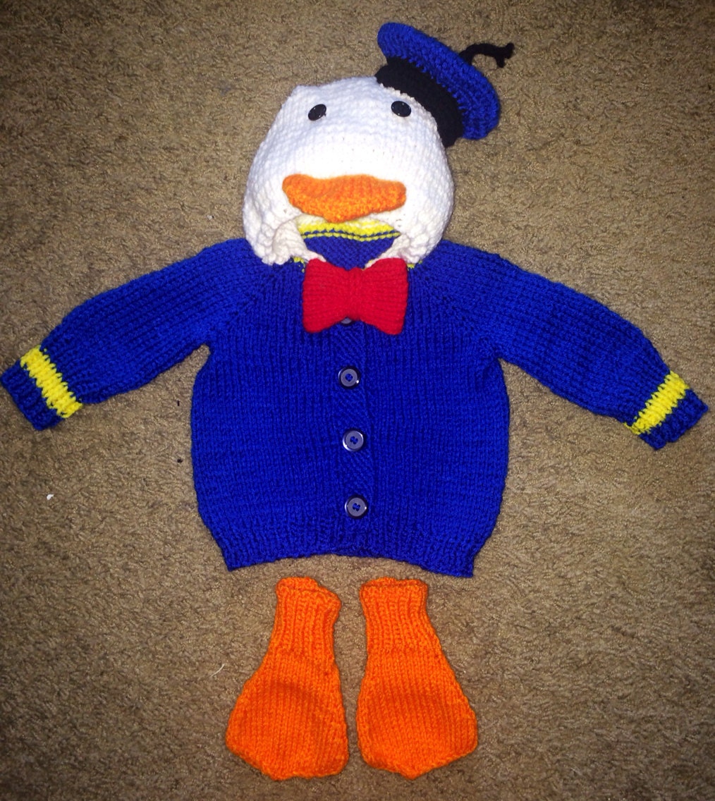 donald duck sweater