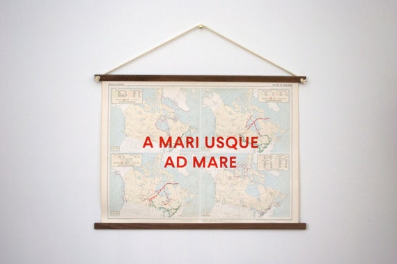 Map Painting Atlas of Canada: A Mari Usque Ad Mare