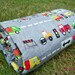 Boy quilt Baby Toddler snuggle quilt Trains Trucks Cars Ten Little Things reversible