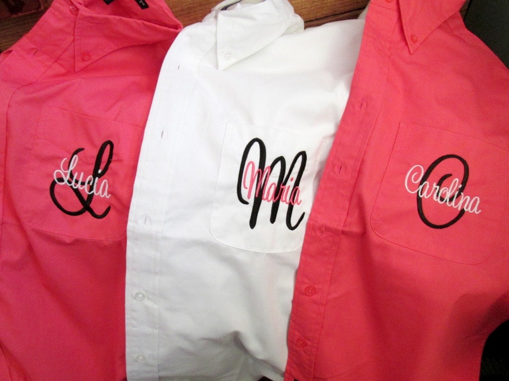 custom bridesmaid shirts