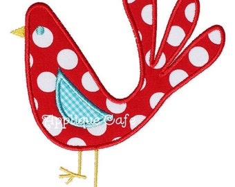 682 Zig Zag Birds Machine Embroidery Applique Design