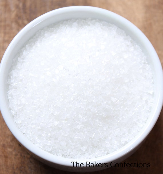 coarse white sparkling sugar