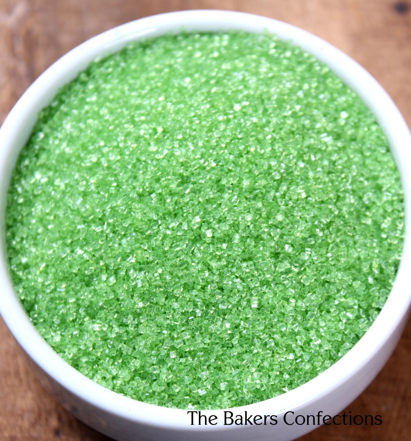 Lime Green Sanding Sugar Fine Sugar by thebakersconfections