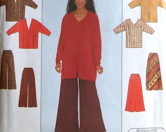 Jacket, Top, Skirt, and Pants Sewing Pattern UNCUT Simplicity 8210 Sizes 6-14