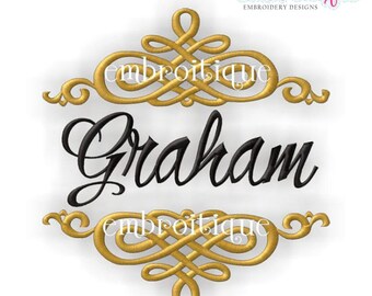 Font Frames Set - 8 of our Best Selling Machine Embroidery Monogram Font Frames- Instant Download Machine embroidery design