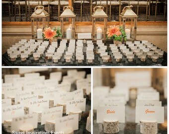 20 Birch Branch Stump Place Card Holders for Weddings Special Event - Chic - Elegant - Country Wedding - Card Holder - Woodland - Birch