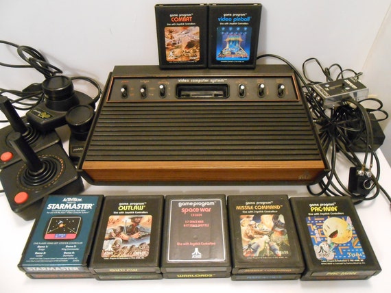 1970s Atari CX-2600 6 Switch Heavy Sixer Woody by hollister54