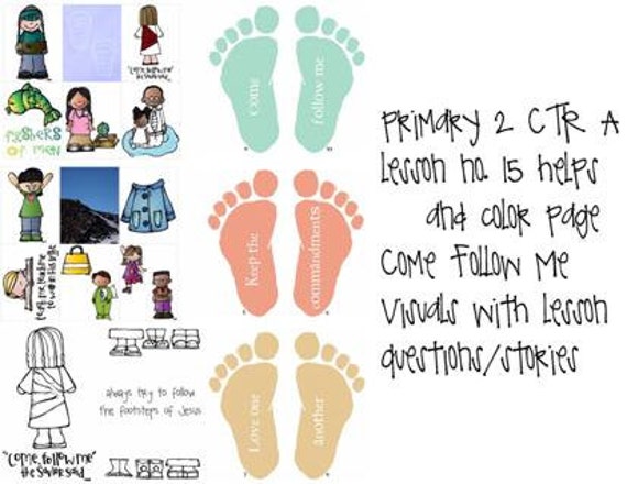 Items similar to lds primary manual 2 CTR A lesson 15 Come Follow Me