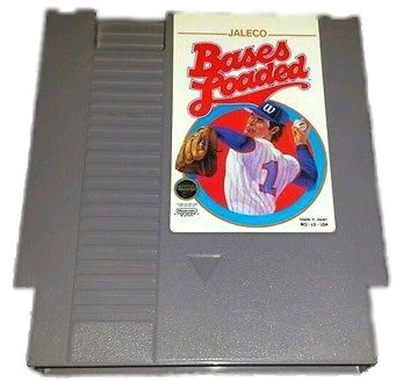 1988 Bases Loaded NES Video Game Jaleco by ecofriendlyfreckles