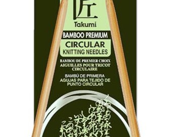 Clover 3016//29-0 Bamboo Circular Knitting NeedlesTakumi 29-Inch Size 0