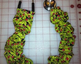 Lady Bugs on Leaves Stethoscope Cover