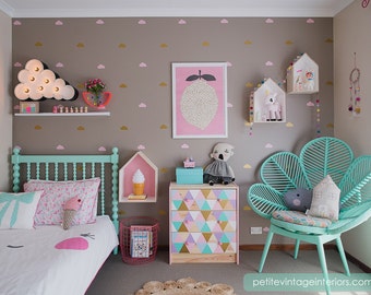 Vinyl Wall Sticker Decal Art - Little Clouds 3 inches
