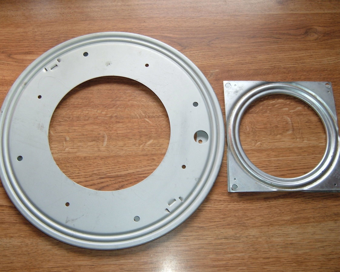 PAIR Lot of 2 Lazy Susan Hardware Turntables Spinners by artbrawl