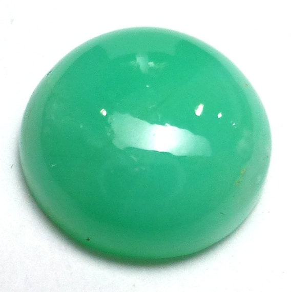 green chrysoprase 11mm cabochon chalcedony not dyed lovely australian jade green chrysoprase 11mm cabochon chalcedony not dyed lovely australian jade