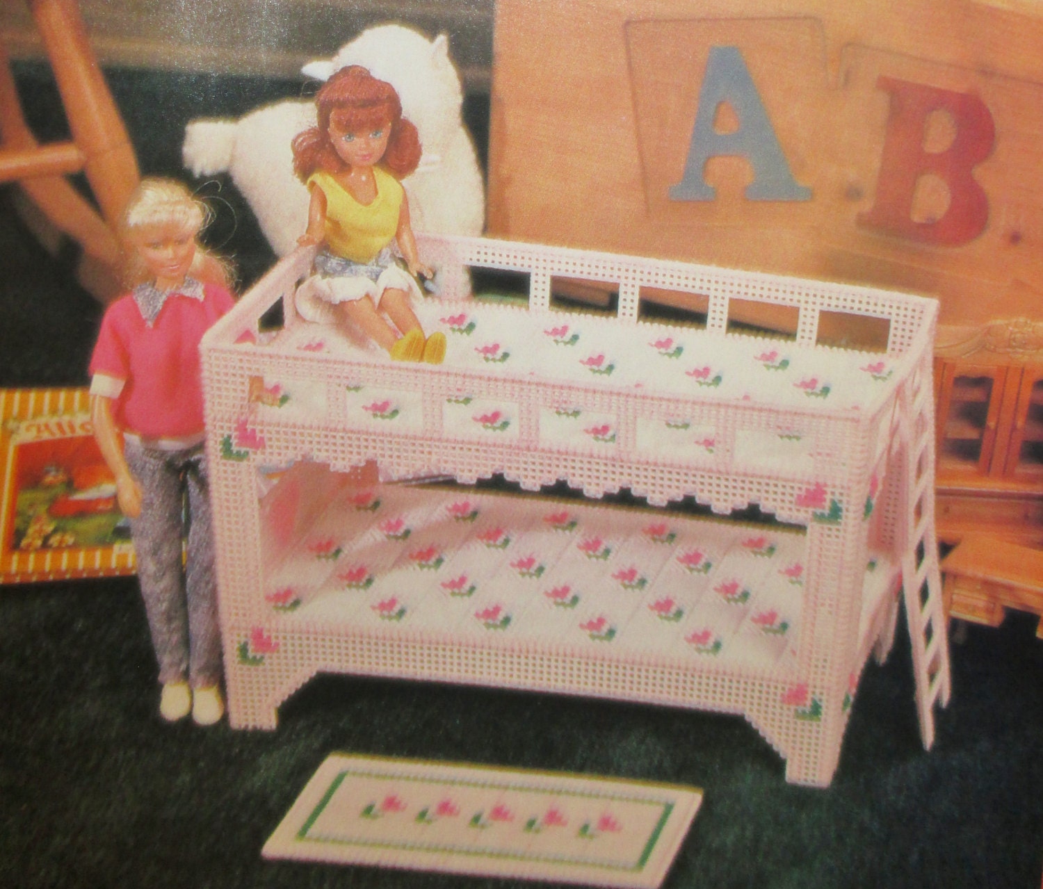 barbie bunk bed set