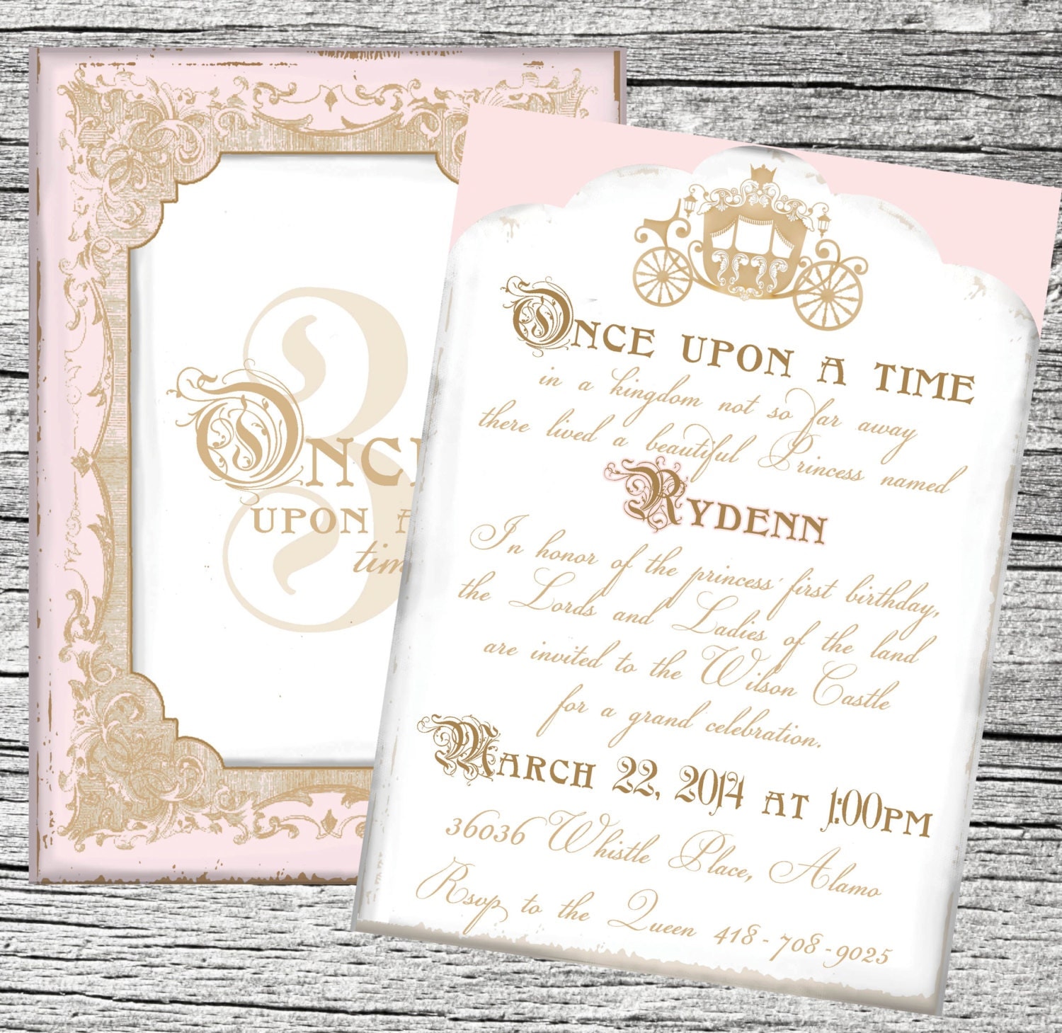 Once Upon A Time Invitations 4