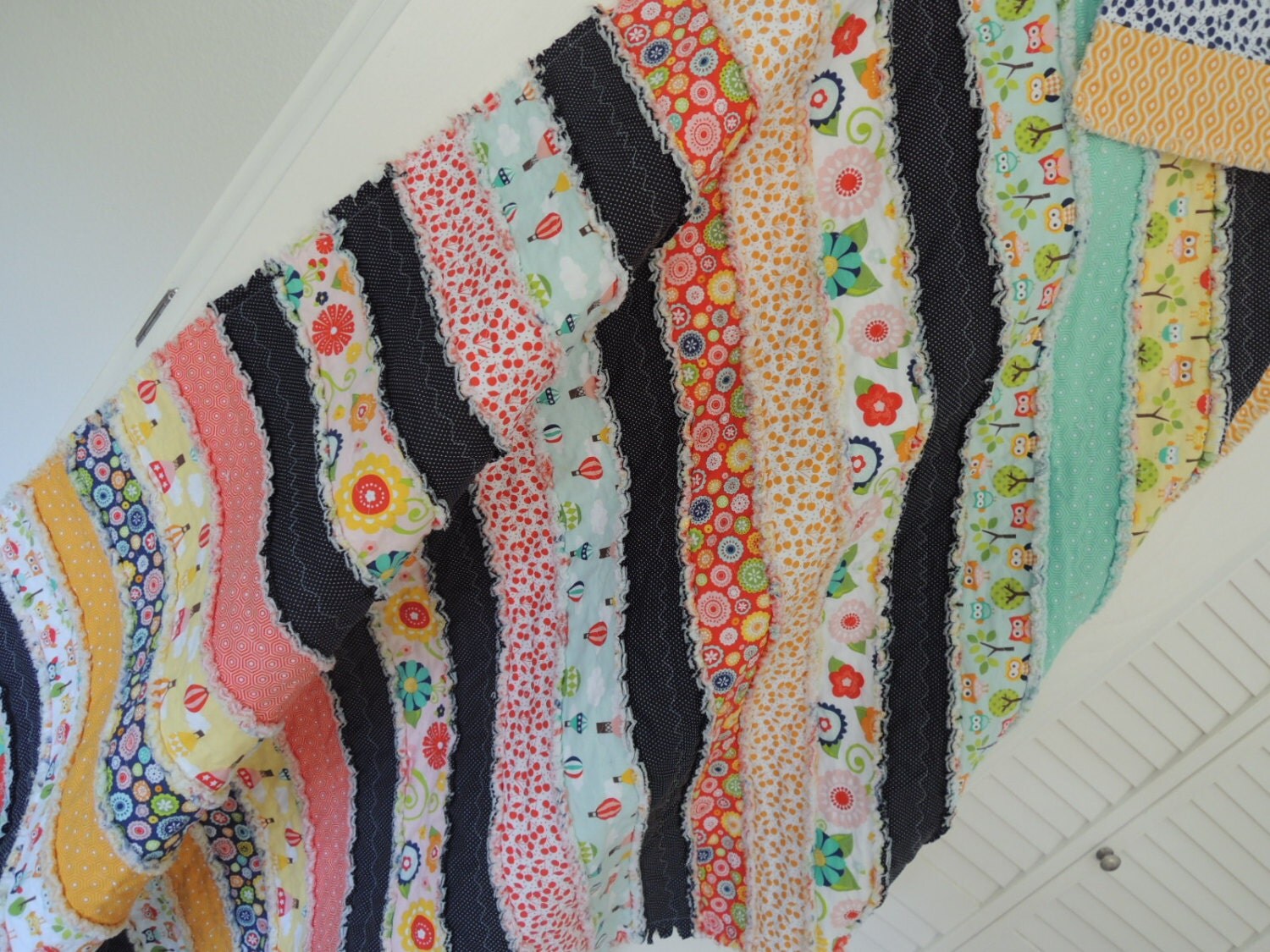 Lazy Days Jelly Roll Rag Quilt Pattern Tutorial Easy to Make