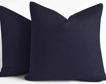All Size Custom Pillow 16 18 20 22 24 26 28 30 Sukan Navy blue pillow ...