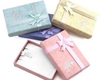 Jewellery Necklace Gift Box - Choose your colour x 2