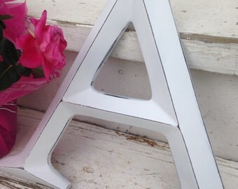Wall Decor, Large Letter, Shabby Chic Wall Decor - Pick your CoLOr and PIcK YOuR LeTTeR