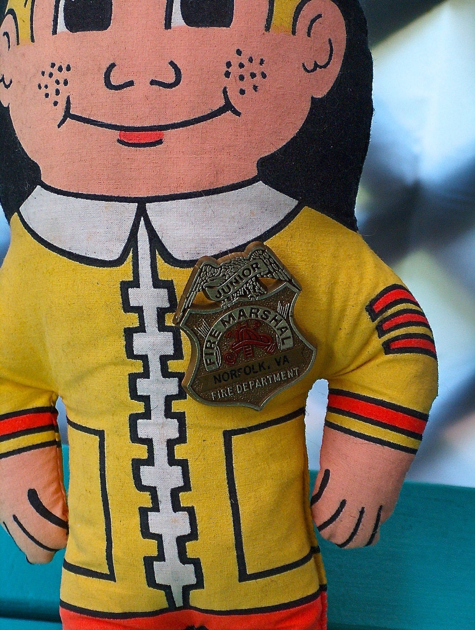 fireman peg doll