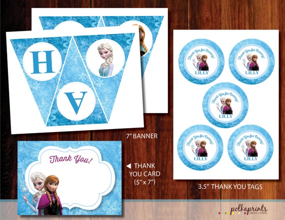 Frozen Printable Party Pack Birthday - DIY Il_570xn