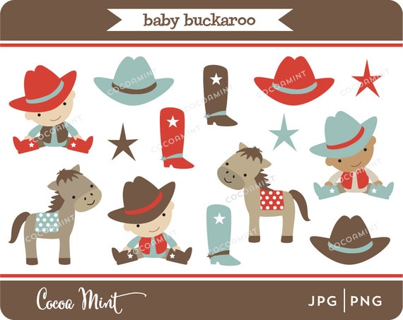cowgirl baby shower clip art - photo #17