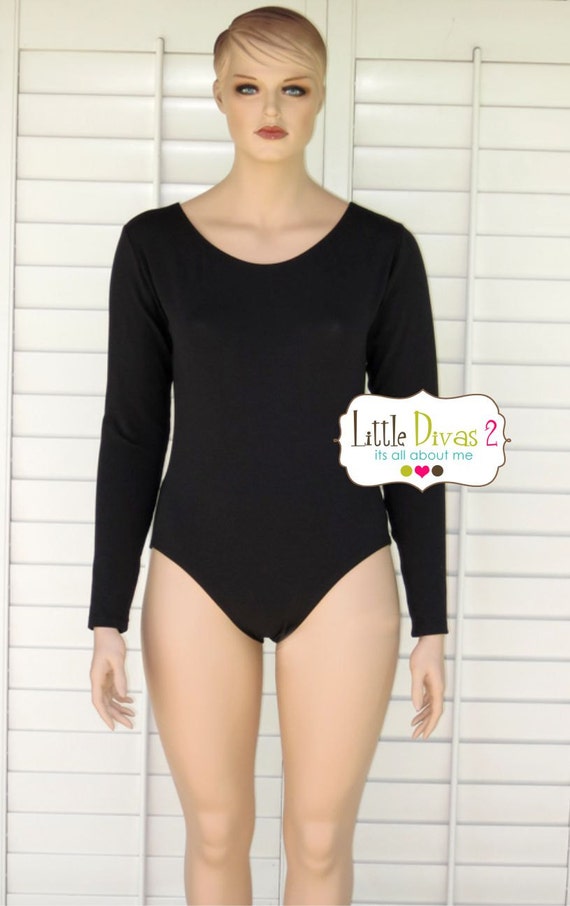 Plus Size Adult Long Sleeve Leotard
