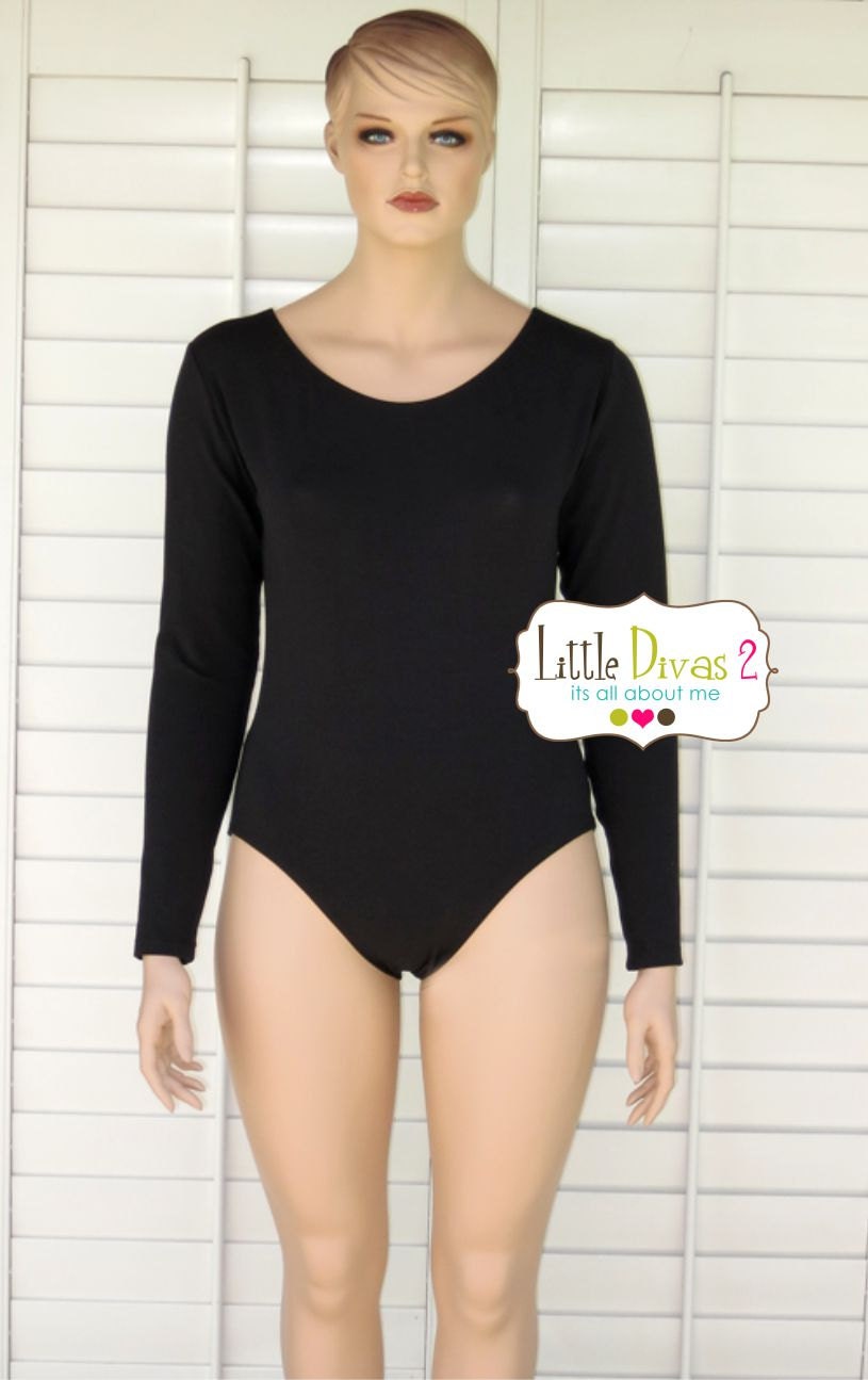 Plus Size Adult Long Sleeve Leotard 0835