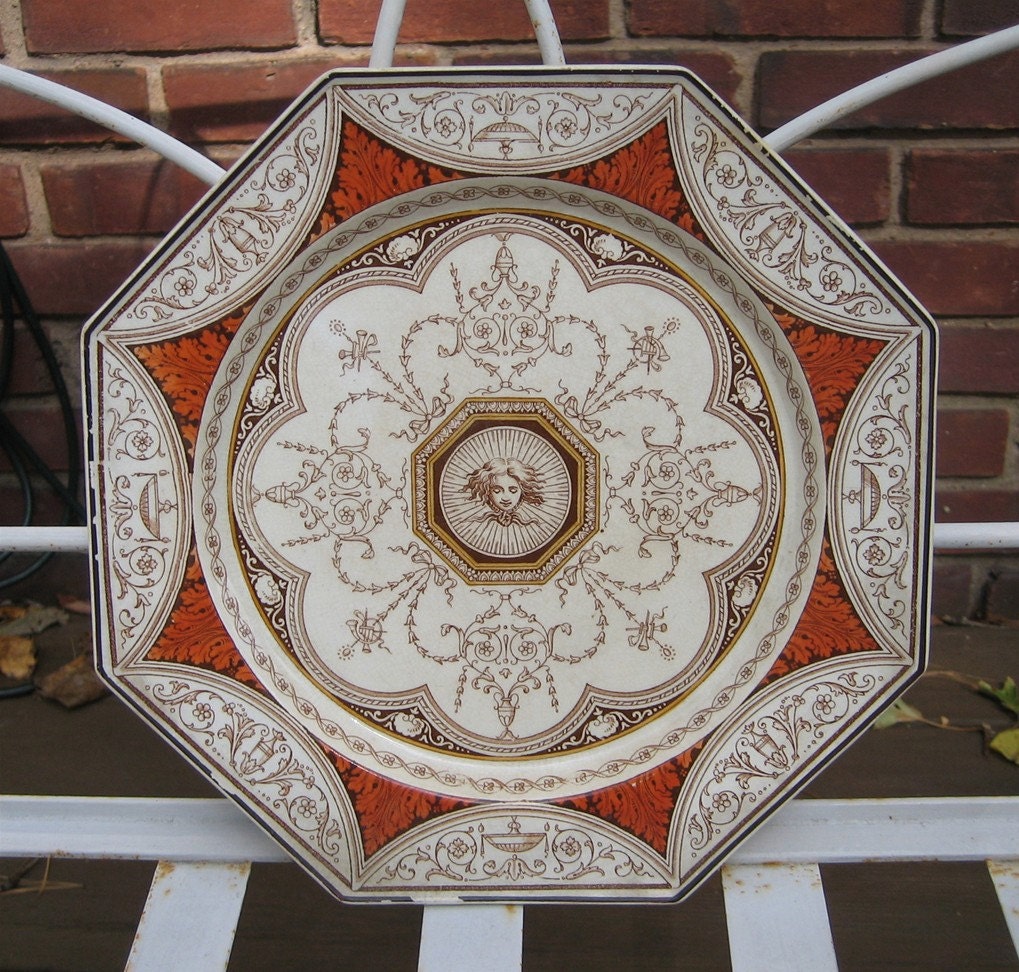 Holland Pattern by Minton China Aesthetic Transfer Ware Plate