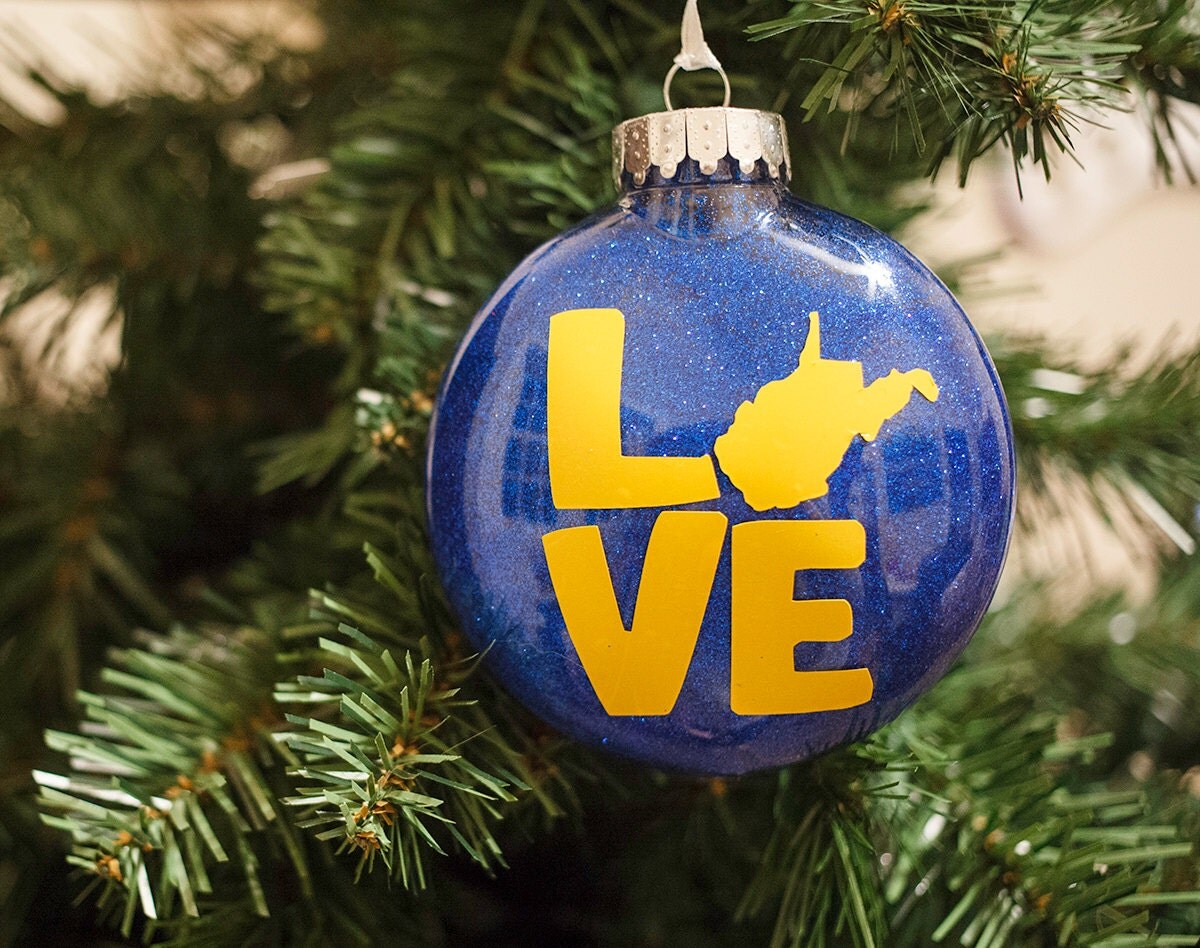 love my state west virginia ornament love my state west virginia ornament