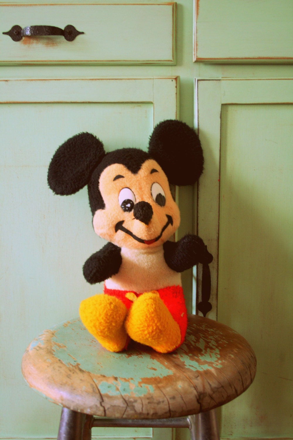 Vintage MICKEY MOUSE Doll......disney. vintage doll. by retroandme