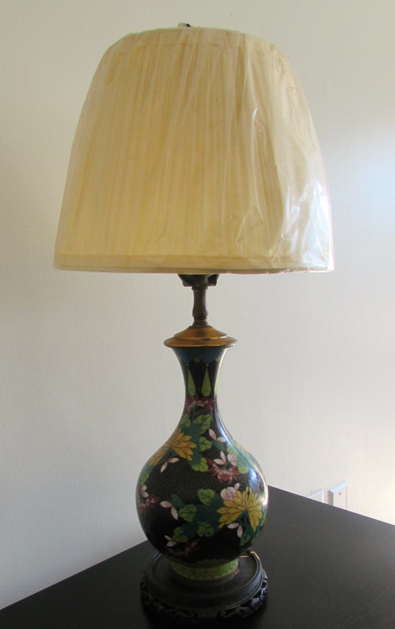 Antique Cloisonne Lamp by on Etsy