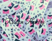 SWAK glittered envelopes on 7/8" grosgrain ribbon Valentines Il_170x135