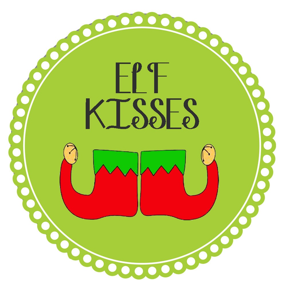 Elf Kisses Free Printable