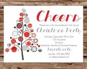 DIY Printable Christmas Tree Christmas Party, Holiday Party Invitation Il_170x135