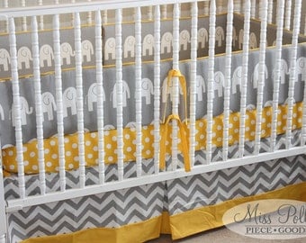 Custom Baby Crib Bedding -Design Your Own - Add a border to a Crib Skirt, Valance or Drapes