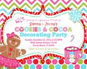 COOKIES and COCOA decorating party holiday invitation - YOU Print Il_170x135