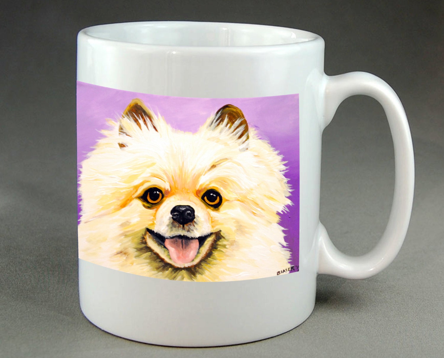 Pomeranian Dog Mug Coffee Tea Cocoa Ceramic cup of Original