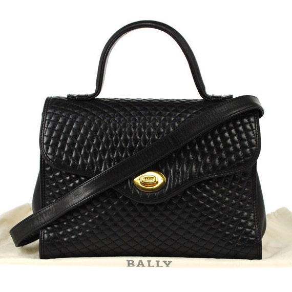 bally vintage shoulder bag