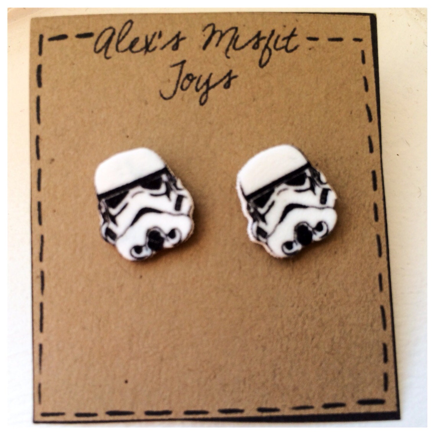 Star Wars Storm Trooper Helmet Earrings