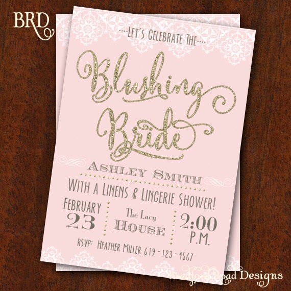 Bridal Shower And Bachelorette Party Invitations 9