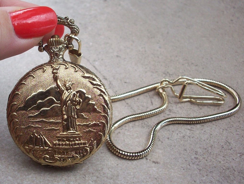 The Statue of Liberty Centennial Pocket Watch Collectors