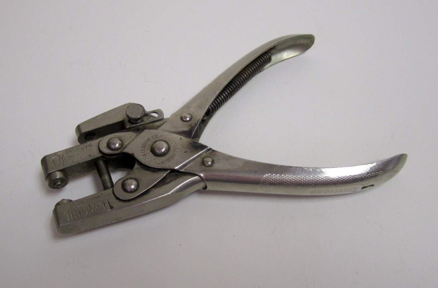 Vintage Triumph Leather Eyelet Hole Punch Tool