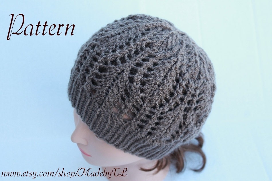 Instant Download Lace Hat PDF Pattern.