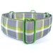 Modern Plaid Martingale Dog Collar
