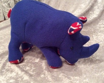 blue rhino stuffed animal