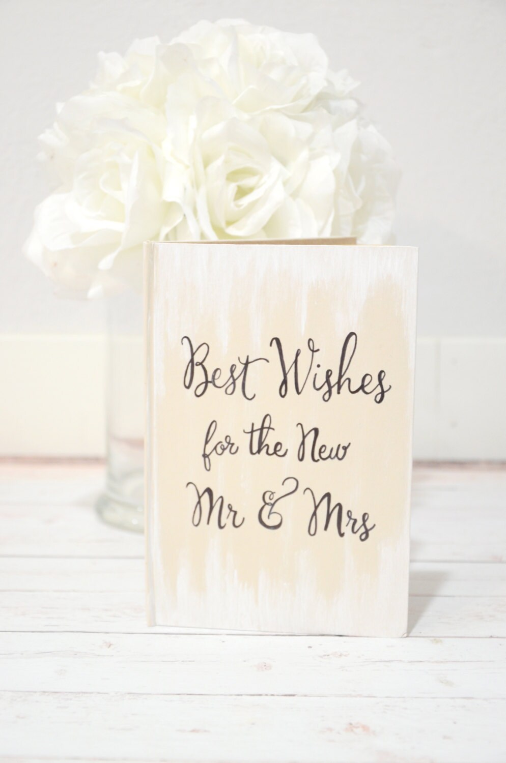 Wedding guestbook/ advice/best wishes for the bride and groom