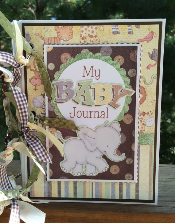 Baby Scrapbook Mini Album Kit or Premade Journal by ArtsyAlbums