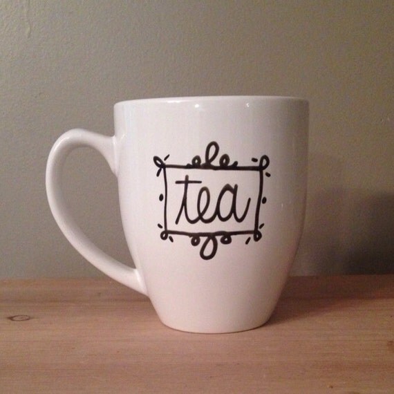 Items similar to Tea lover mug, tea mug, mug for tea lover, tea bag mug ...